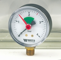 ABS manometer cv /rad 0-4 bar