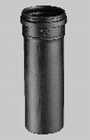 Verlengstuk kunstof zwart diam 100 - 2000mm