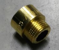 Messing verlengstuk 1/2 x 15mm