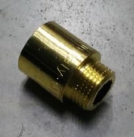 Messing verlengstuk 1/2 x 25mm