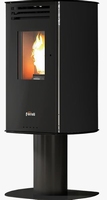 Ferroli poêle à granulés Clio-Ermetica noir  2,5-6,5 kw