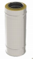 DW buis regelbaar 360-560mm 80/130 INOX 316/ INOX 304