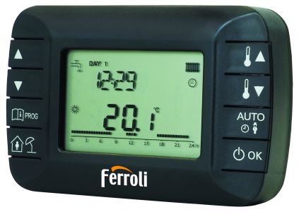 Ferroli thermostat d'ambiance programmable Cronorem